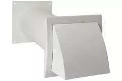 Condotto a muro SPK3 Ø100 mm con valvola di non ritorno
