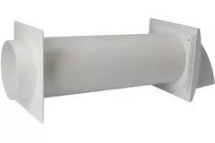 Condotto a muro SPK3 Ø100 mm con valvola di non ritorno