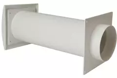 Condotto a muro SPK4 Ø125mm con lamelle mobili