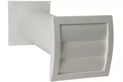 Condotto a muro SPK4 Ø125mm con lamelle mobili