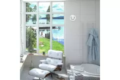 Aspiratore per il bagno svara con sensore di umidità e luce 100-125 mm (controllato dall'app)