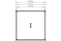 Aspiratore a cassetta Ruck con motore CA controllato dalla frequenza - 22560 m³/h - MPC 800 D6 40