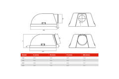 Plenum EPS isolato 590x590 Ø 200mm