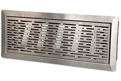 Vent-Axia UniflexPlus griglia da pavimento regolabile con fessure - in acciaio spazzolato - VRVBS