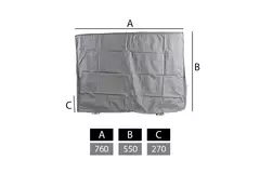 Coperchio per unità esterne piccolo 760 x 550 x 270 mm