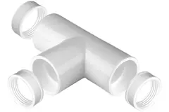 Raccordo a T in plastica 20 Ømm