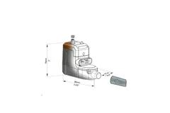 Sauermann Mini pompa monoblocco per acqua di condensa 20l/h
