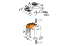 Sauermann Mini pompa per acqua di condensa 30l/h