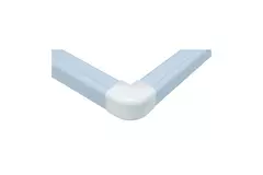 Condotto aria condizionata Climaplus Curva esterna angolare 125 x 75 mm RAL 9010 BIANCO
