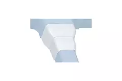 Condotto aria condizionata Climaplus Riduzione da 125x75 a 90x65mm BIANCO RAL9010