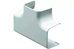 Climaplus condotto di climatizzazione Pezzo a T per condotto 90x65mm RAL 9010 BIANCO