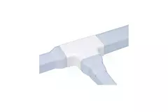 Climaplus canalizzazione aria condizionata Pezzo a T per montaggio canalina 125 x 75 mm RAL 9010 BIANCO