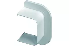 Climaplus rosone a parete per canali di condizionamento 70x55mm RAL 9010 BIANCO