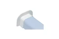 Condotto Climaplus per la climatizzazione Rosone a parete piatto 125 x 75 mm RAL 9010 BIANCO