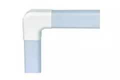 Climaplus condotto di climatizzazione Curva piatta 70x55mm RAL 9010 BIANCO