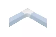 Climaplus Condotto aria condizionata Curva interna 70x55mm RAL 9010 BIANCO