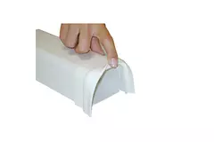 Condotto aria condizionata Climaplus Connettore morbido 70x55mm RAL 9010 BIANCO