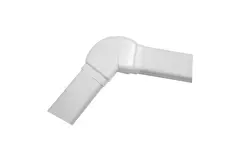 Condotto Climaplus per aria condizionata Curva regolabile 70x55mm RAL 9010 BIANCO