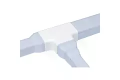 Climaplus condotto di climatizzazione Pezzo a T per condotto 90x65mm RAL 9010 BIANCO