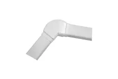 Condotto Climaplus per aria condizionata Curva regolabile 90x65mm RAL 9010 BIANCO
