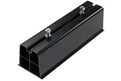 Barra di montaggio esterna all'unità in PVC rigido, lunghezza 450 mm