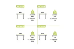 Unità esterna Rodigas Console a muro 800x520 mm