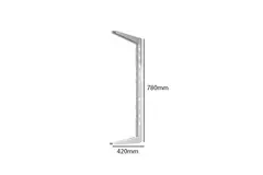 Rodigas Console da soffitto 780x420 mm