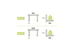 Unità esterna Rodigas Console a muro 550x560x1000mm