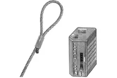 Cavo di sospensione autobloccante Zip Clip 3 metri 50KG