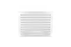 ClimaConnect: involucro per climatizzatore e pompa di calore, modello piccolo, RAL 9010 Bianco