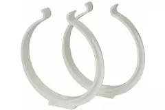 Staffa di montaggio in plastica Ø 100 mm (2 pezzi) (AZ100)