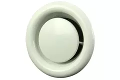 Valvole scarico ventilazione in metallo Ø 200 mm RAL 9010 con morsetti a molla - DVSC200