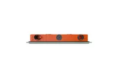 Griglia lineare intonacabile senza cornice Ergovent 1000 mm con diametro di collegamento 75 mm - standard