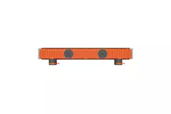 Griglia lineare intonacabile senza cornice Ergovent 1000 mm con diametro di collegamento 75 mm - standard