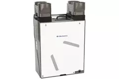 Itho Daalderop sistema di ventilazione meccanica con recupero di calore HRU 200 ECO unità E RFT montaggio in alto 200 m3/h - spina europea