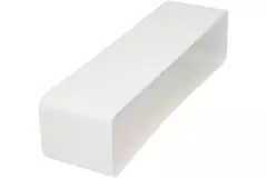 Manicotto femmina quadrato in plastica 220 x 55 mm - KSF25