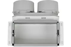 Vent-Axia Uniflexplus connessione superiore alloggiamento collegamenti per parete 2x Ø90 mm