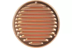 Griglia di aerazione in metallo tonda Ø200 mm rame - MR200Cu