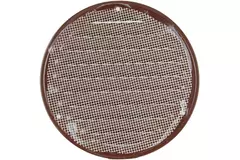 Griglia di aerazione in metallo rotonda 100 mm marrone - MR100B - RAL8016