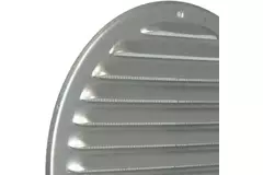 Griglia di aerazione metallica rotonda Ø 200 mm zincata - MR200ZN