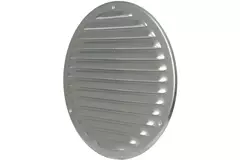 Griglia di aerazione metallica rotonda Ø 125 mm zincata - MR125ZN