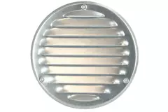 Griglia di aerazione metallica rotonda Ø 200 mm zincata - MR200ZN