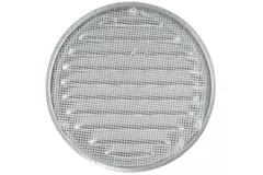 Griglia di aerazione metallica rotonda Ø 125 mm zincata - MR125ZN