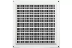 Griglia di aerazione quadrata con grata 250x250 mm bianca - VR2525