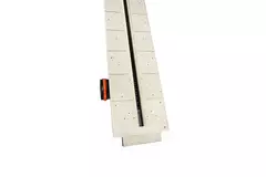 Diffusore a feritoia senza cornice Ergovent 1050 mm con diametro di raccordo 75 mm - modulare - 1 feritoia