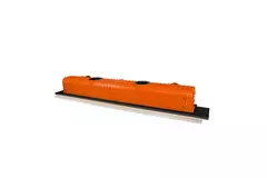 Diffusore a feritoia senza cornice Ergovent 1050 mm con diametro di raccordo 75 mm - modulare - 1 feritoia