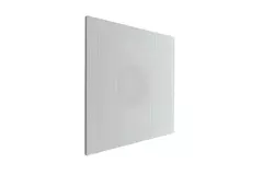 Diffusore a soffitto perforato per estrazione 594x594 - plenum non isolato con collegamento laterale Ø 125 mm