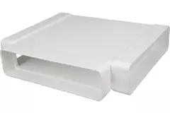 Pezzo a T rettangolare in plastica 220x90 mm - KT29