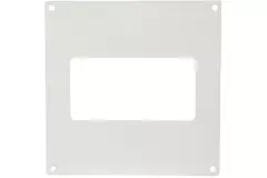 Flangia a parete rettangolare in plastica 110x55 - KF