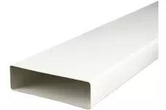 Tubo di ventilazione rettangolare in plastica 220X55 mm L=1 metro - K25-1